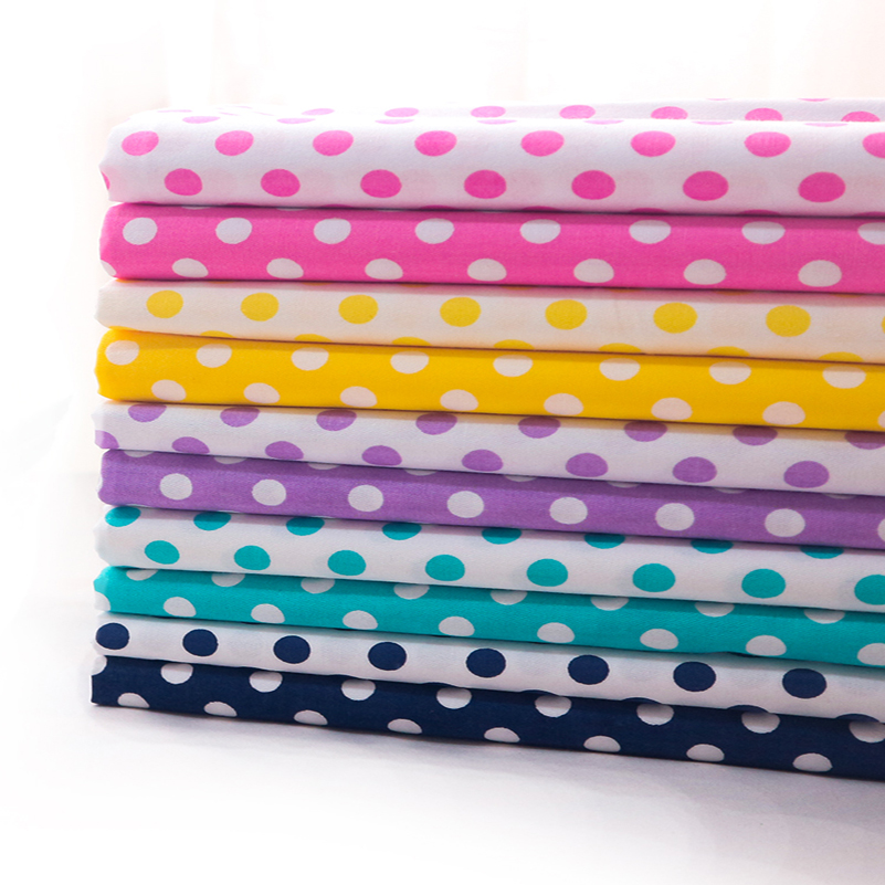Home Textiles List - قماش قطني 100% بنقشة البولكا دوت
