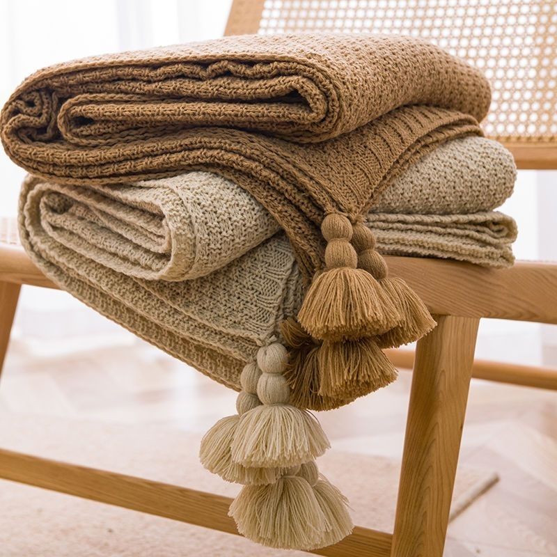 Throw Blanket Chunky Knit - الشمال البطانيات ل أريكة تتحول لسرير