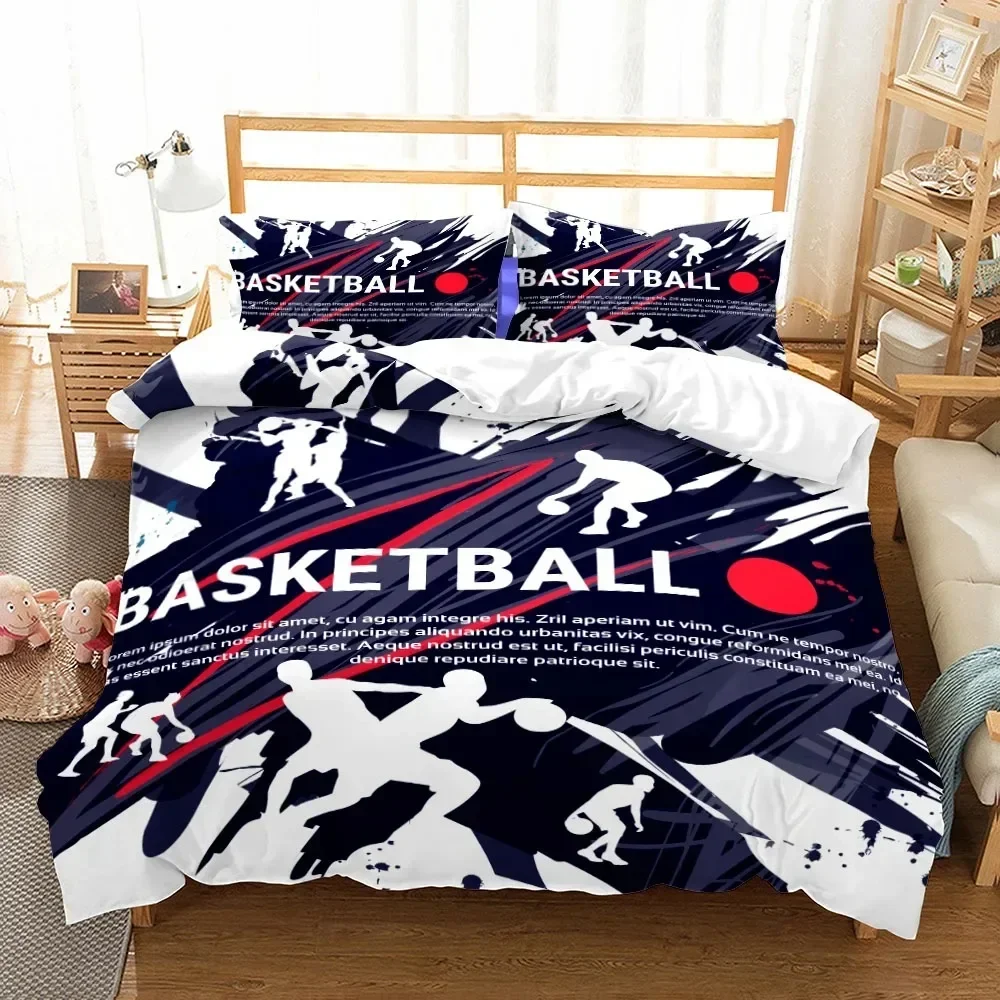 Home Textiles Uk - طقم غطاء لحاف كرة السلة بتصميم