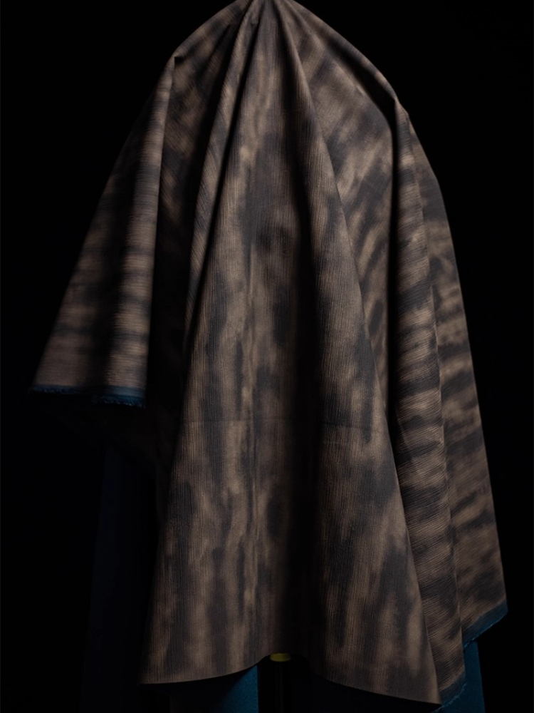 بو الجلود النسيج البني الداكن  - مراجعة Home Textiles Design وسعره