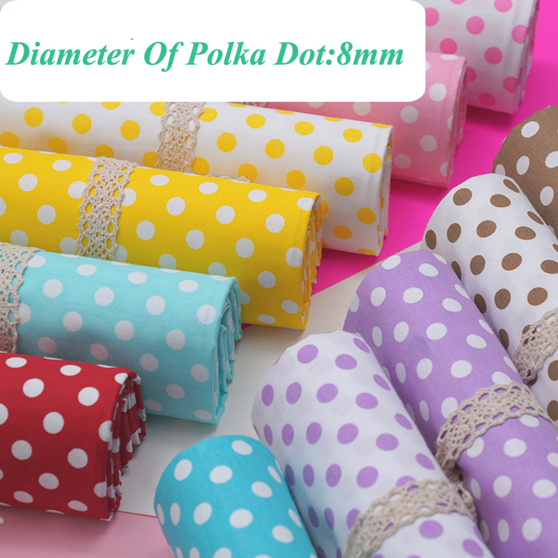 قماش قطني 100% بنقشة البولكا د - مراجعة Home Textiles List وسعره