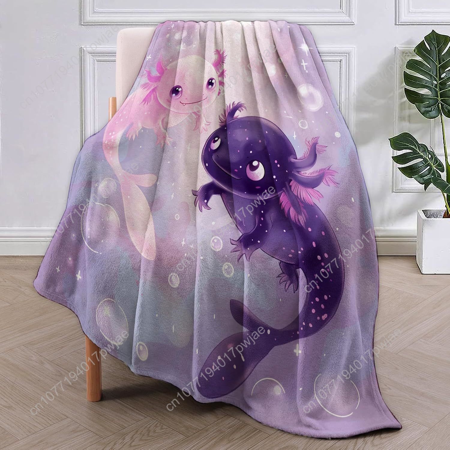 بطانية Axolotl لطيف Axolotls ا - مراجعة Textiles For Home وسعره