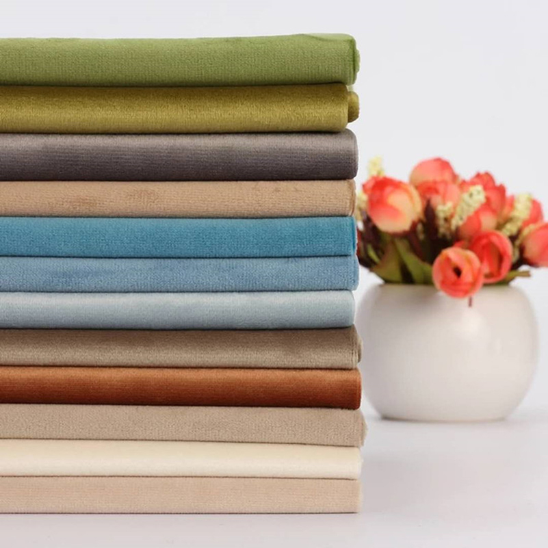 قماش مخمل هولندي بلون واحد جدي - مراجعة Home Textiles List وسعره