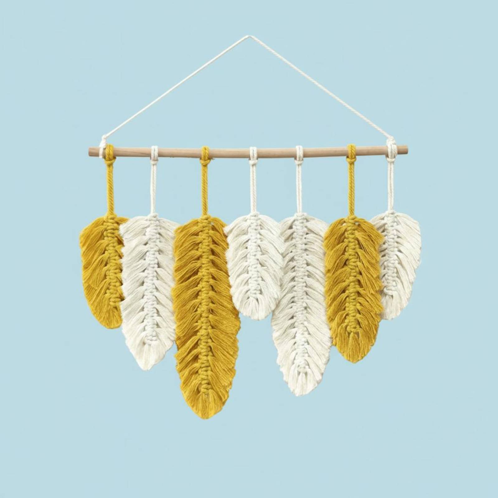 معلقة جدارية من الماكراميه على - مراجعة Textiles For Home وسعره